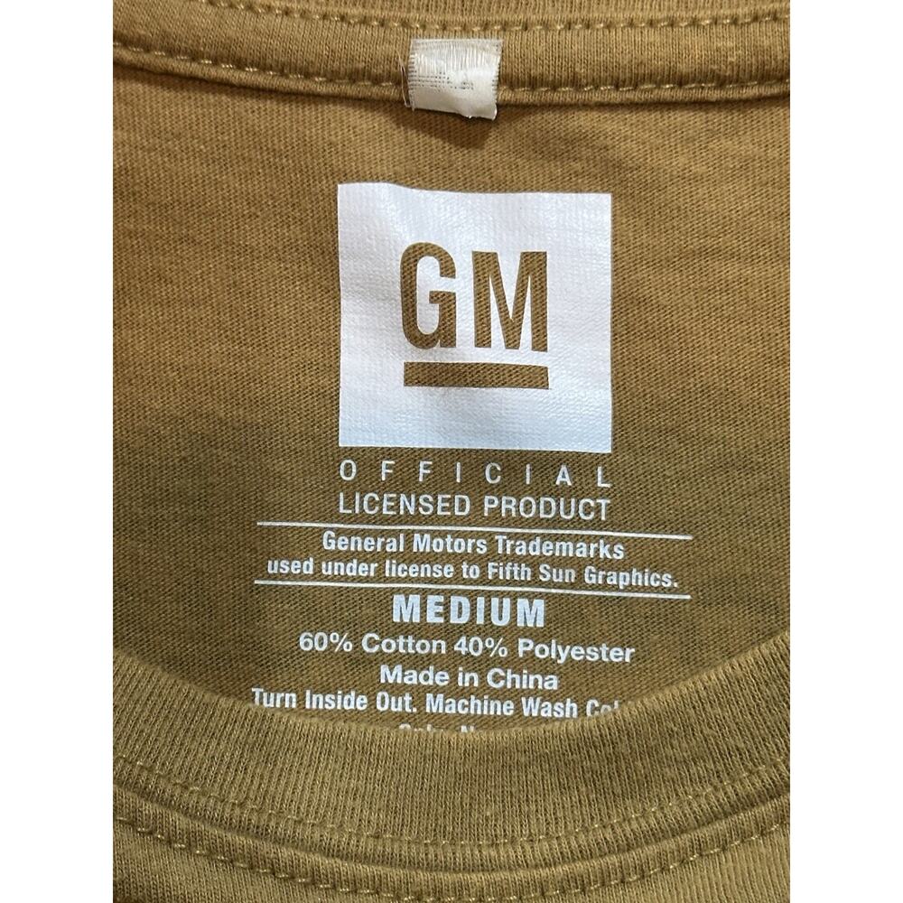 GM Official General Motors Chevrolet Camaro Muscle Car Shirt size Medium - Picture 4 of 7